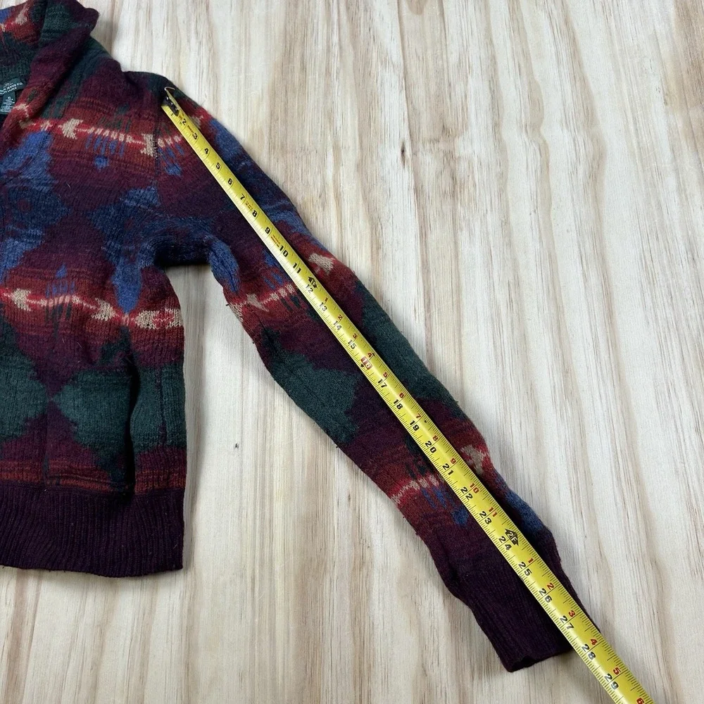 Lauren Ralph Lauren Women's XL Southwest Shawl Collar Cardigan Lambswool Blend
